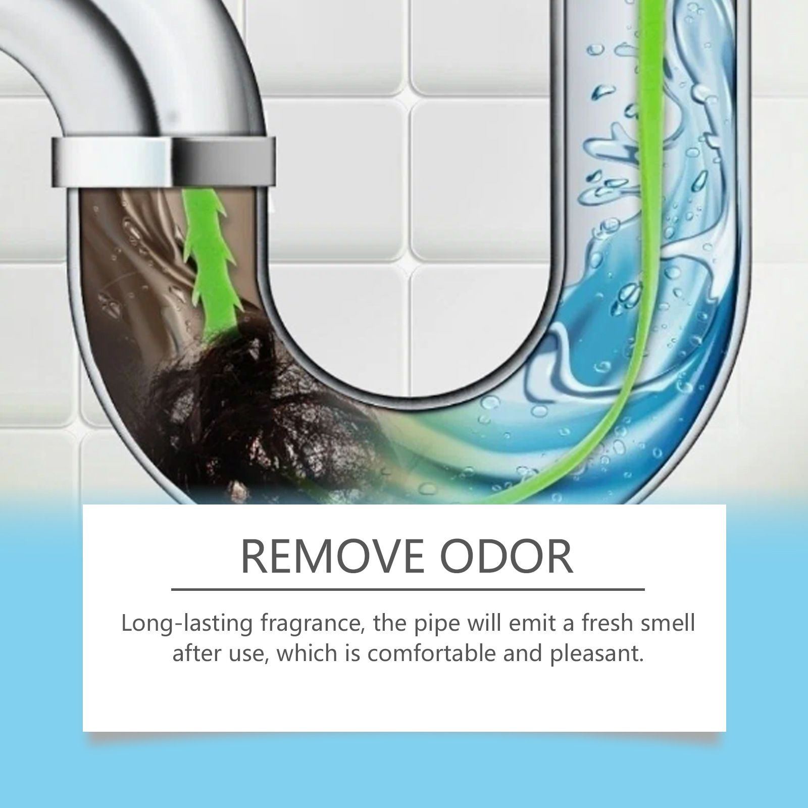 Jakehoe Drain Cleaner For Unclogging Kitchen And Toilet Drains, Cleaning And Stain Removal. 5