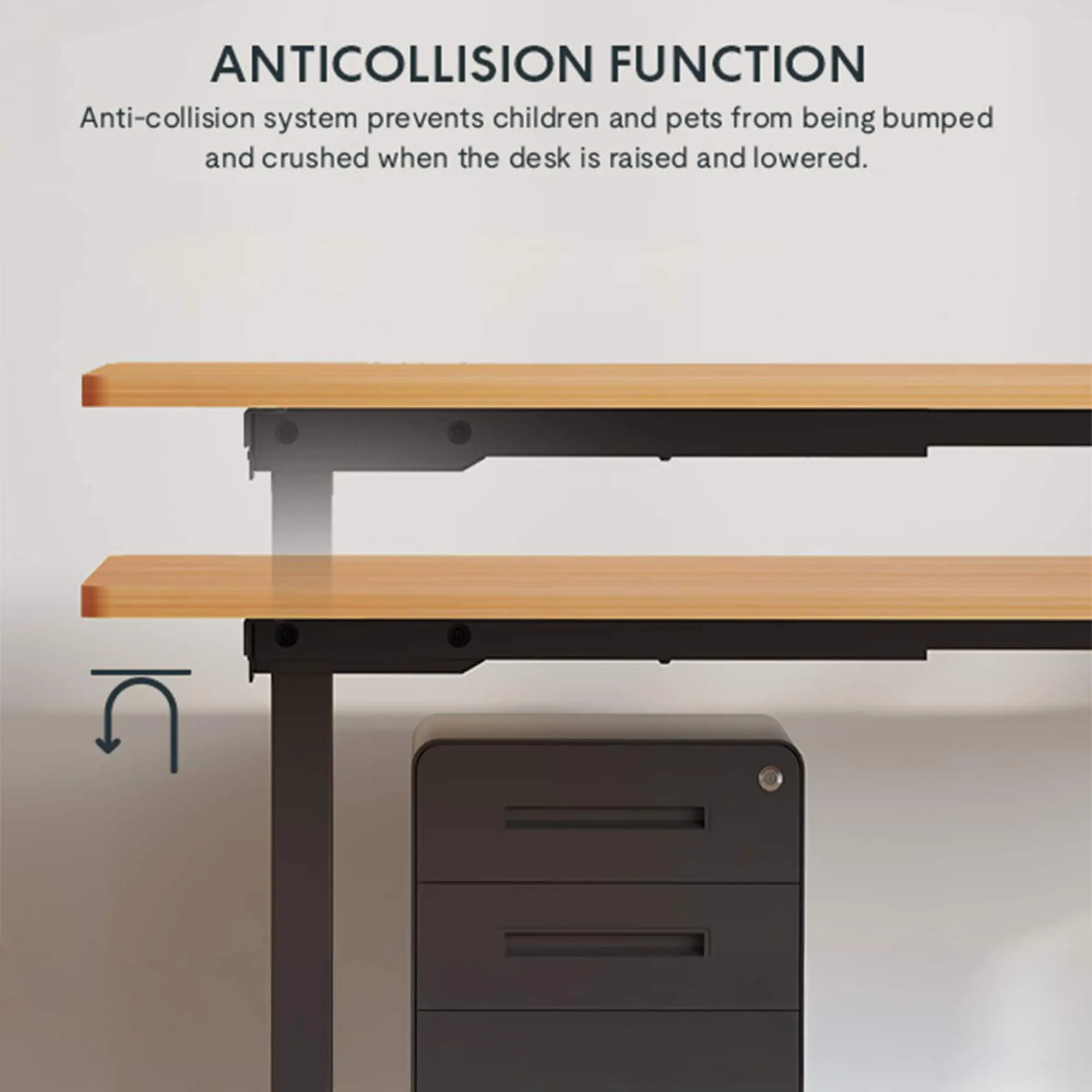Electric Standing Desk Adjustable Height Desk Home Office — photo 4