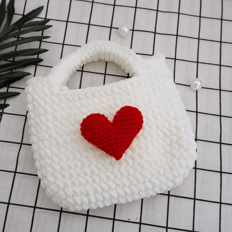 Red Heart Tote Bag