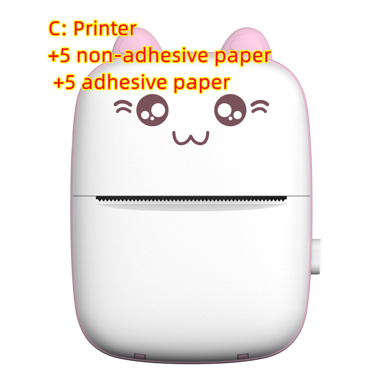 Mini Printer Portable Mini Bluetooth WiFi New Wrong Printer Mobile Phone Photo Title Note Hot Print Pocket Student Error Label Printer 30