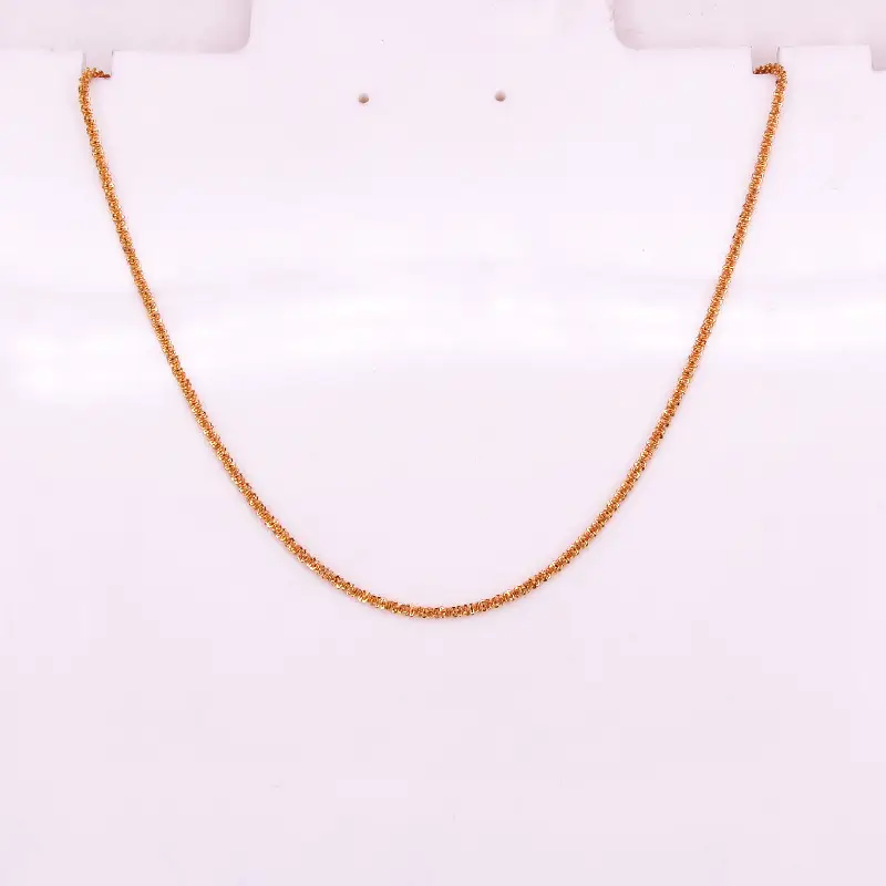 Temperament Corn Chain Necklace Trendy Personality Simple Diamond Multi-faceted Clavicle Chain