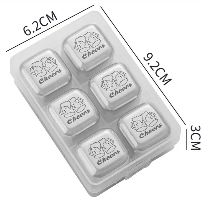 Foreign Wine Beer Whiskey Ice Tartar Set Bar Home Metal Ice Grain