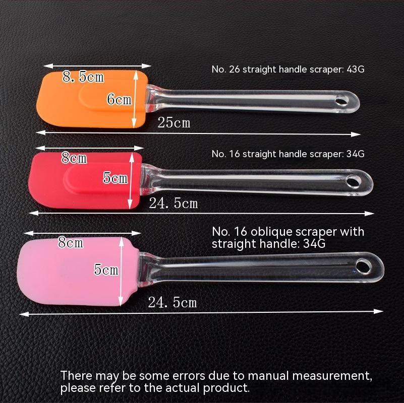 Title 1, Transparent Handle Soft Silicone Scraper