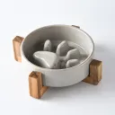 Gray Single Wooden Frame