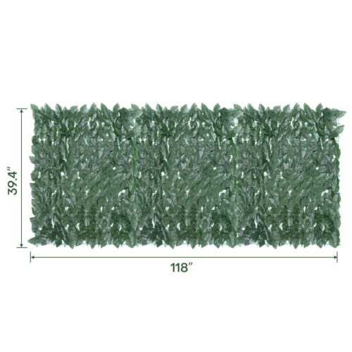 3 M Artificial Hedge Fake Ivy Leaf Garden Fence Privacy Screening Roll Wall — image 2