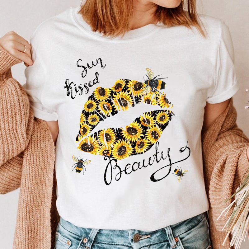 Title 21, Fashion Printing Creative Color Lip Print Short...