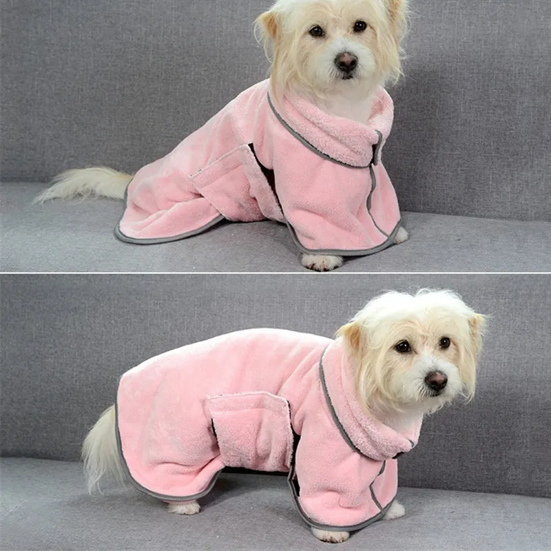 Quick-drying Pet Absorbent Towel Dog Bathrobe Pet Dog Bath Towel For Dogs Cats Microfiber Absorbent Pet Drying Towel Pet Supplies Pet Products – image 3