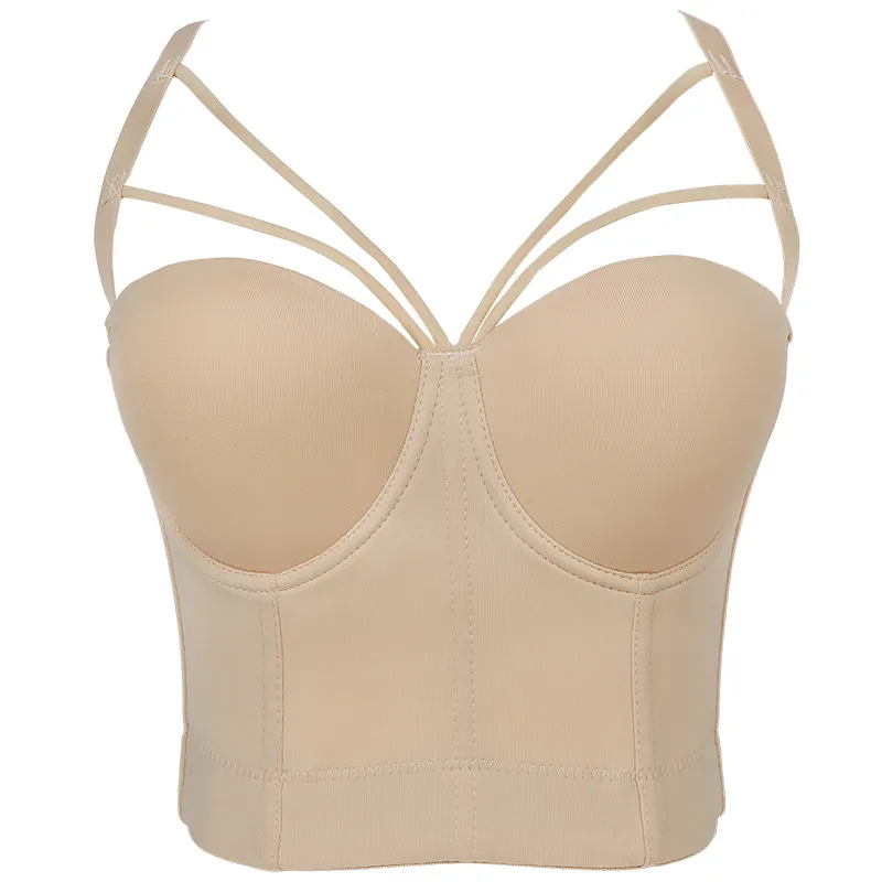 Triangle Camisole Women's Shaping Corset Cotton Underwear - Skin-40C