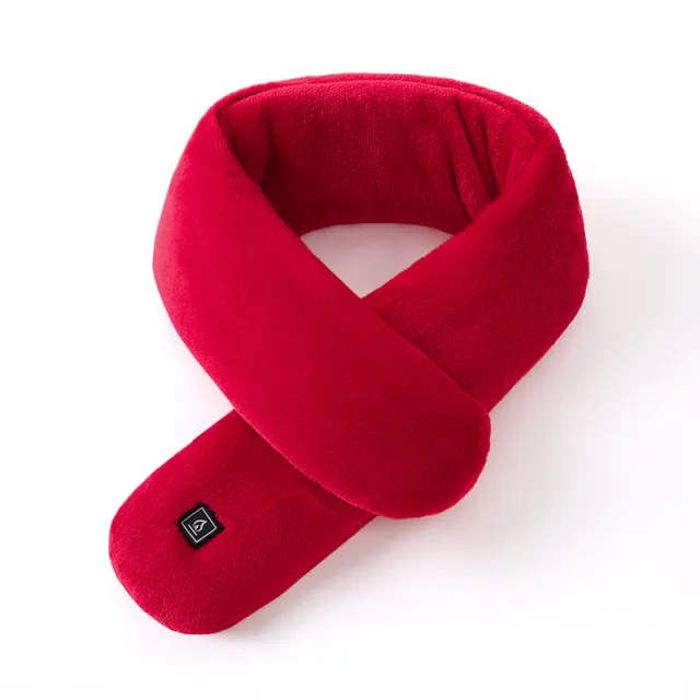 Solid Color Neck Protection Warm Neck Scarf Red - Shop at LoveMi