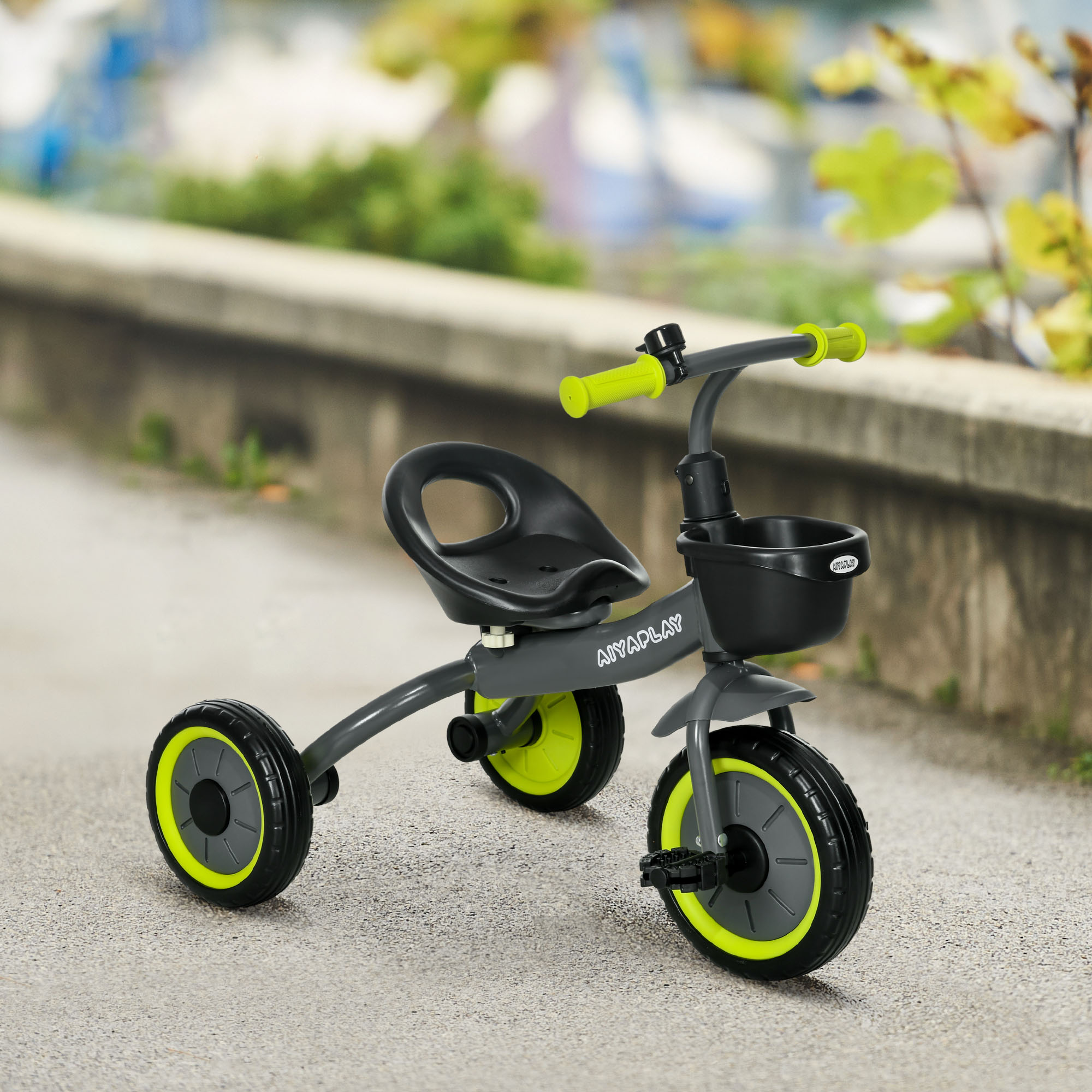 Children's Tricycle With Adjustable Seats, Basket, And Bell, Suitable — image 5