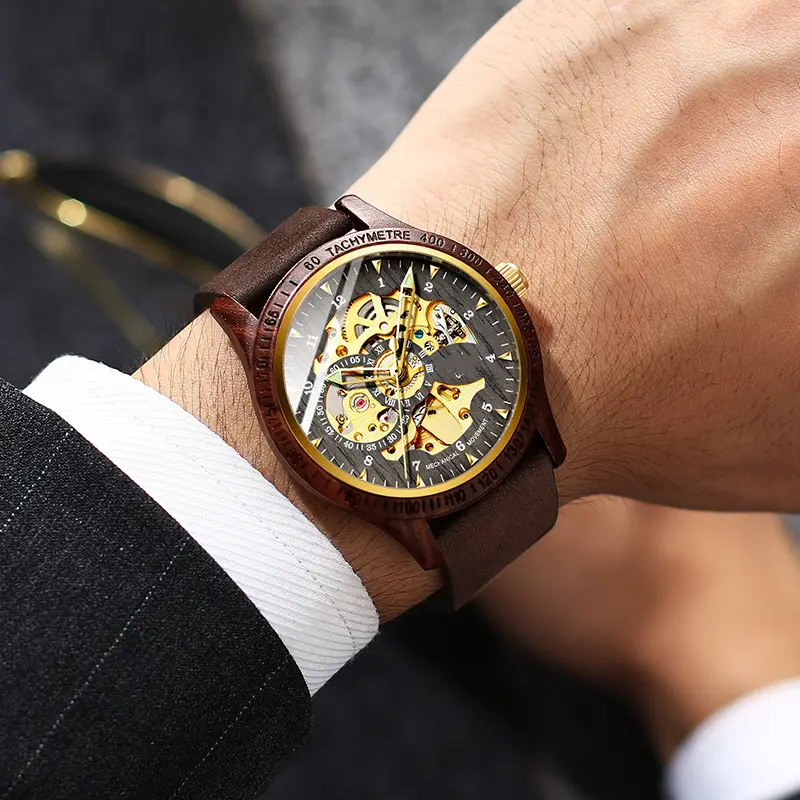 Fully Automatic Mechanical Watch Waterproof and Fashionable