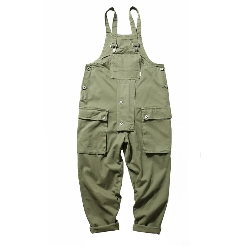 High Waist Siamese Men's Loose Women's Overalls