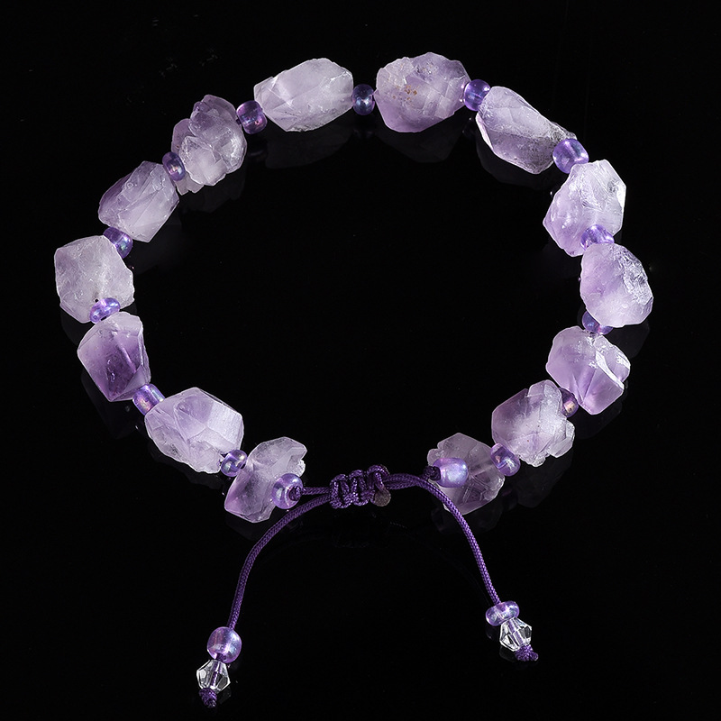 Women's Ethnic Style Accompanying Jewelry Natural Amethyst Bracelet