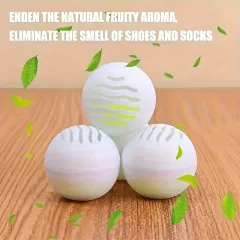 Shoe Deodorant Balls, Shoe Deodorizer, Shoe Balls Odor Eliminator, Shoe Odor Refreshing Balls Car Air Freshener Deodorizer Ball For Shoes Gym Bags ... - View 1