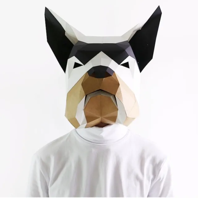 Headgear Creative Paper Mold Mask Holiday Gift As Shown - Shop at LoveMi