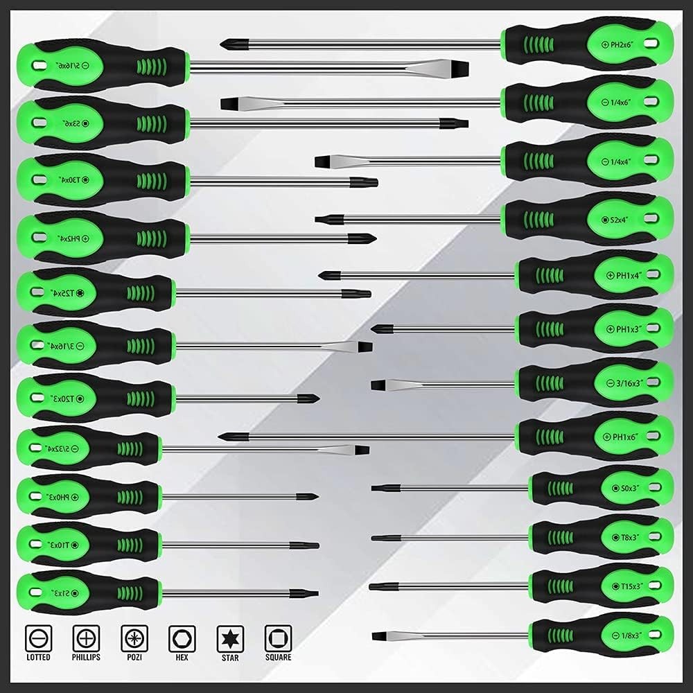 118 PCS Magnetic Screwdriver Set Heavy Duty Precision Premium Cross Flat Head — image 9
