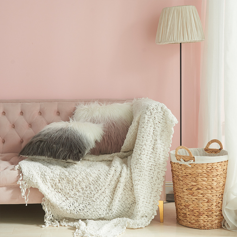 Nordic INS Style Gradual Color Wool Throw Pillow — foto 4