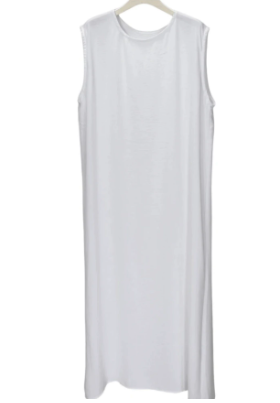 Breathable And Skin-friendly Solid Color Loose Vest Dress