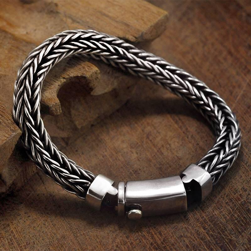 Title 4, Pulsera de quilla personalizada para hombre gruesa