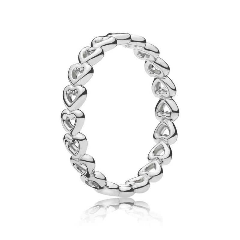 Generous Colorful Zircon Ring Hollow Out Epoxy Diamond Ring