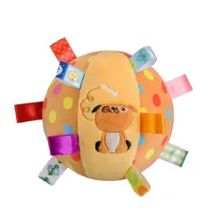 Plush Dog Sound Ringing Ball, Interactive Pet Toy, Teeth Cleaning, Chewing Toy, Big Dog, Little Dog - Dog - View 1