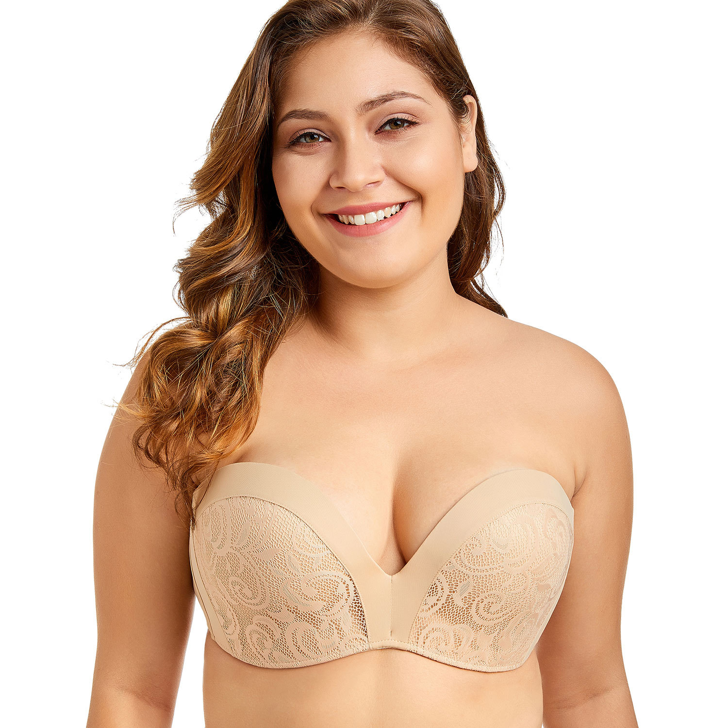 Title 2, Female tube top anti-slip thin support