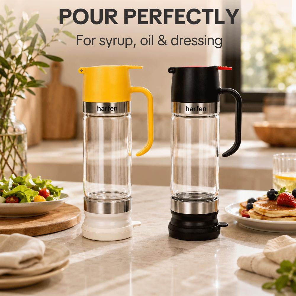 Glass Honey Dispenser Jar With Handle, Auto Flip Lid, Household Honey Storage Bottle,Self-pickup Only image 22