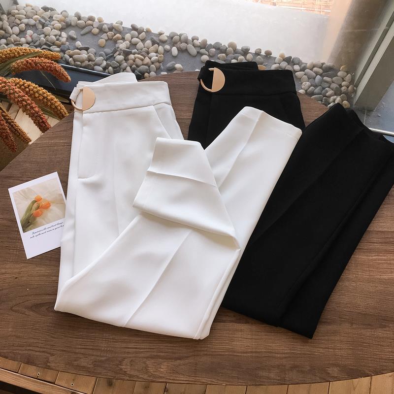 Title 4, The New Drape High-waist Casual Suit Trousers A...