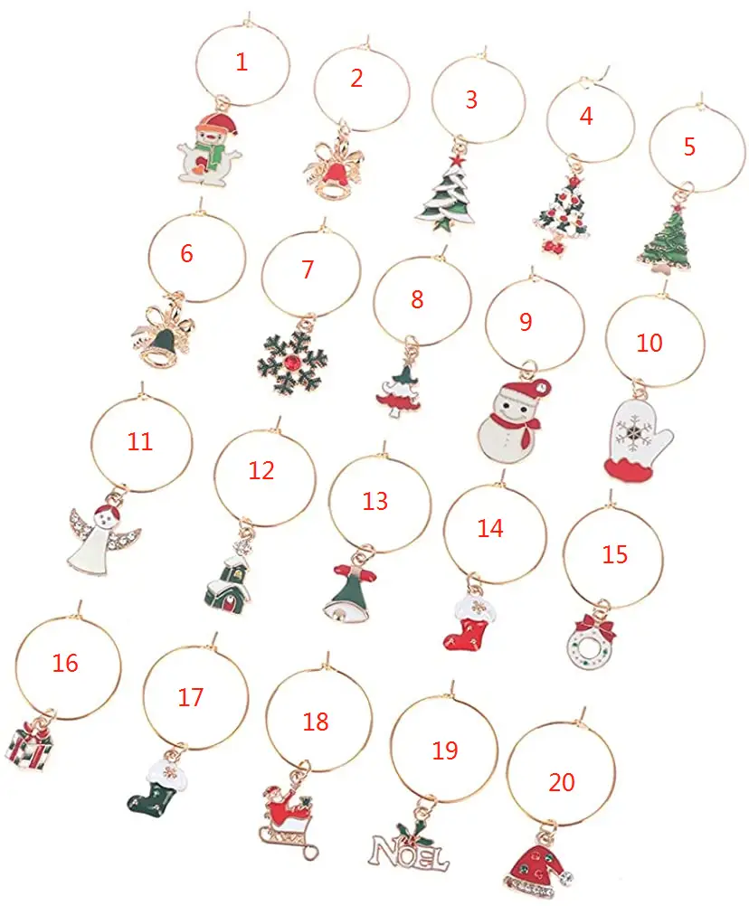 Christmas Ornament Alloy Pendant Goblet Decoration