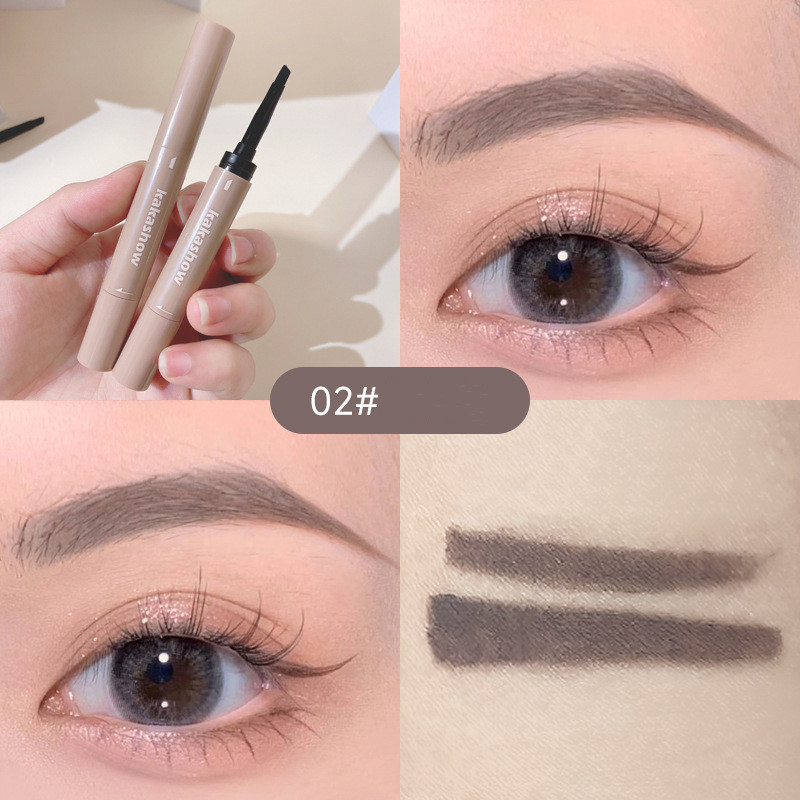 Waterproof Sweat proof Lasting Non fading Non smudged Eyebrow Pencil Dyed Eyebrow Cream Taupe - Shop at LoveMi