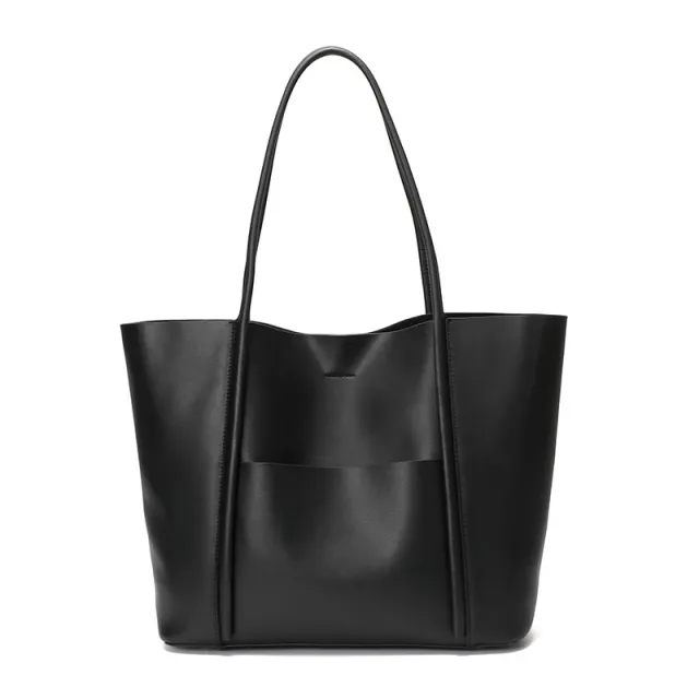 Women's Genuine Leather Tote Bag Black - Shop at LoveMi