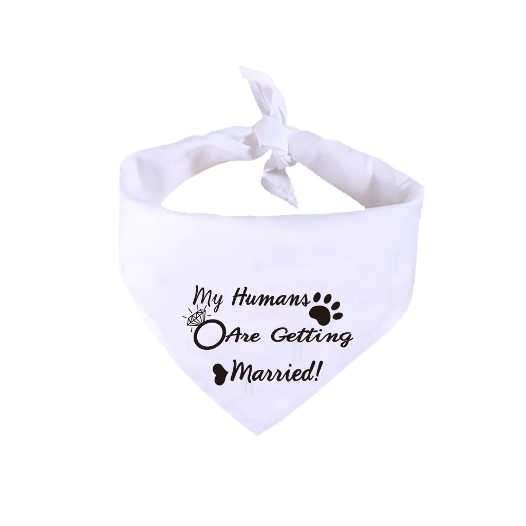White Valentine's Day Saliva Towel Dog Wedding Jewelry - Getting Married