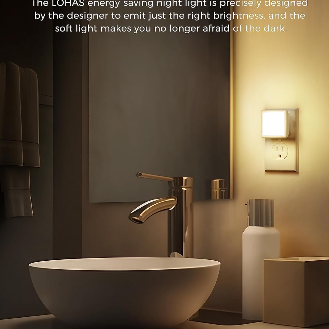 LED Night Lights Plug Into Wall 2 Pack Plug In Night Light thumbnail 4