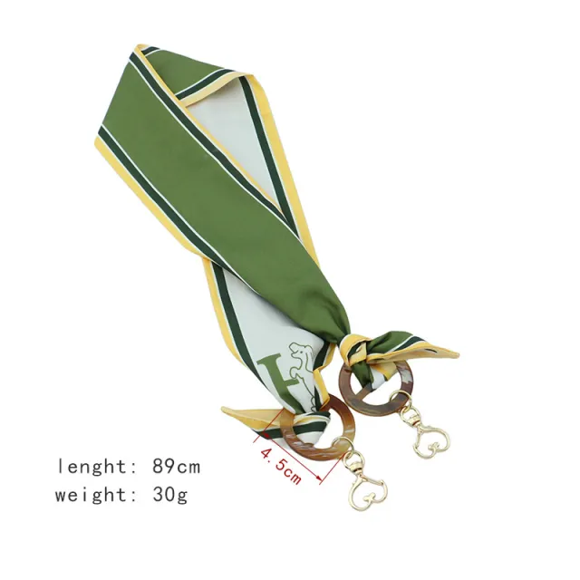 Retro Print Silk Scarf Glasses Chain Hat Windproof Hanging Chain 17 Style - Shop at LoveMi