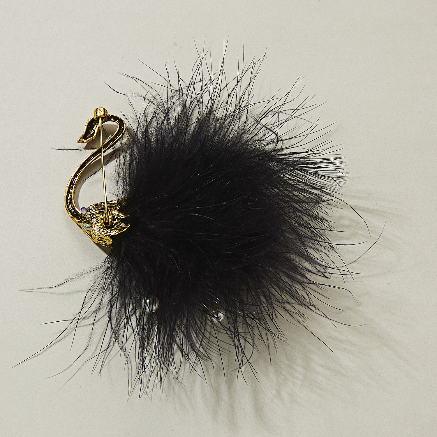 Animal Brooch Creative Brooch Alloy Bird Badge Black - Shop at LoveMi