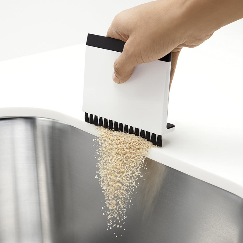 Title 3, 2-in-1 Kitchen Sink Scraper Countertop Brush