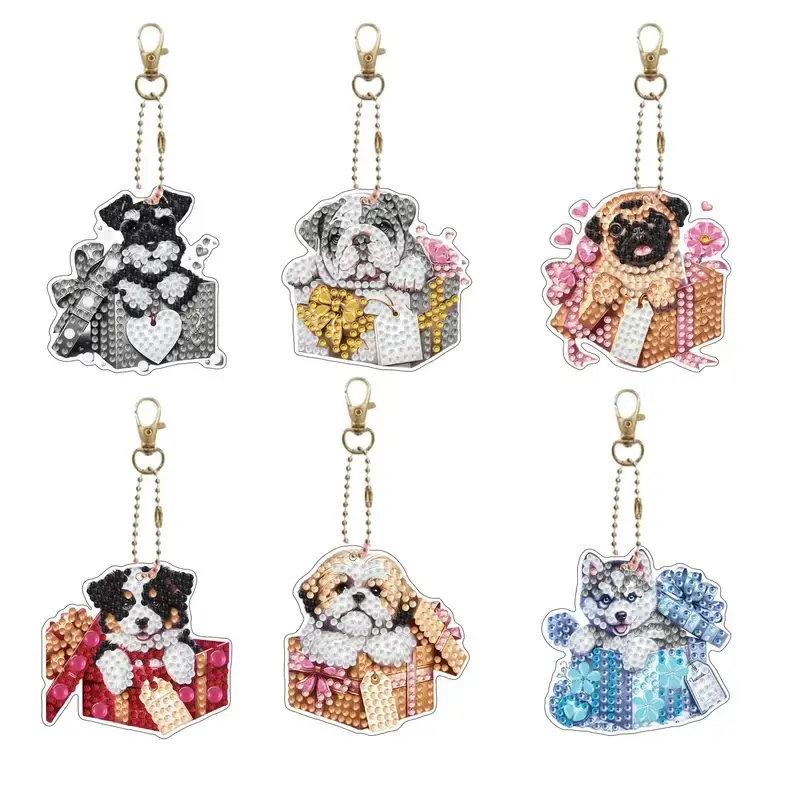 DIY Diamond Painting Keychain - Animal Pattern