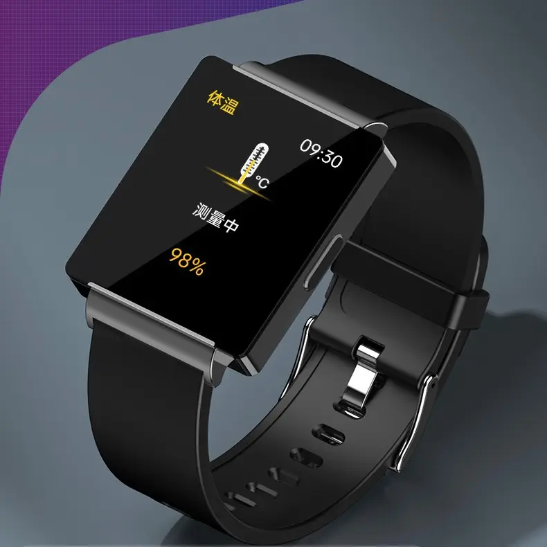 Smart Watch Body Temperature Blood Sugar Heart