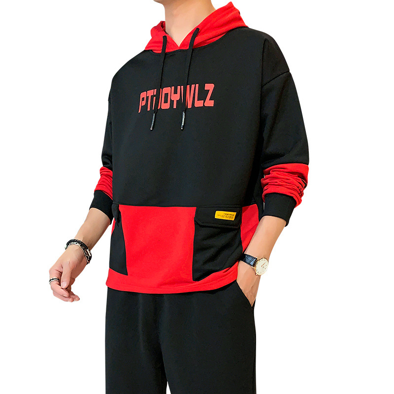 Title 1, Hooded Jacket Youth Casual Sports Suit Trend