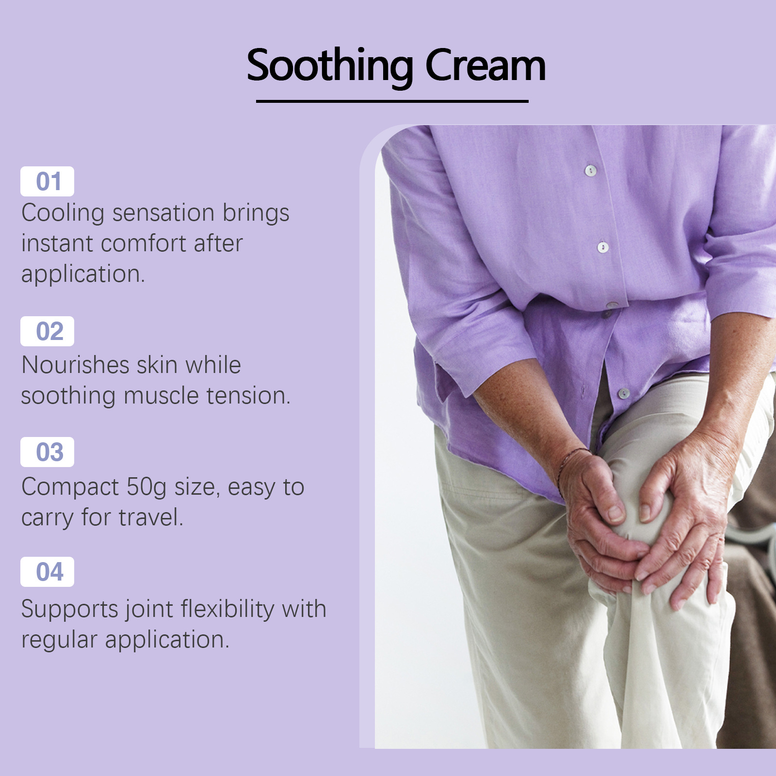 Cross-border Selected Joint Massage Cream, Comfortable Massage For Muscles And Joints, Easily Absorbed, Non-sticky, Knee Care Gel Cream 3