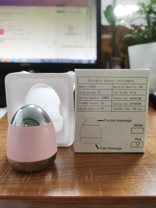 New Facial Ultrasonic Ionizing Instrument Ion Skin Rejuvenation Beauty Device Powder English Packaging - Shop at LoveMi