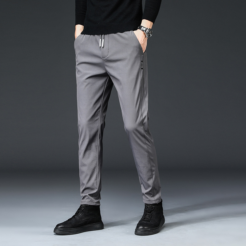 Title 3, Muške Casual Stretch Slim Fit modne pantalone. ...