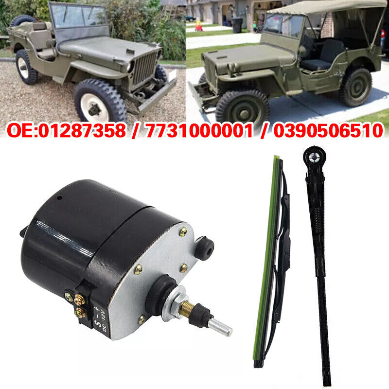12V Windscreen Wiper Motor With Arm Blade Kit For Fishing-Boat Caravan-Universal — image 10