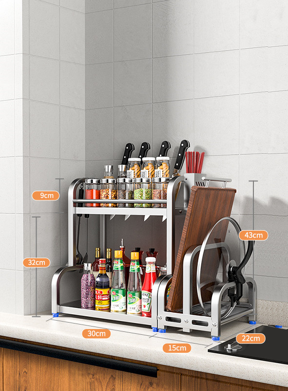 Title 19, Kitchen Seasoning Rack, Chopsticks, Knife Rack,...