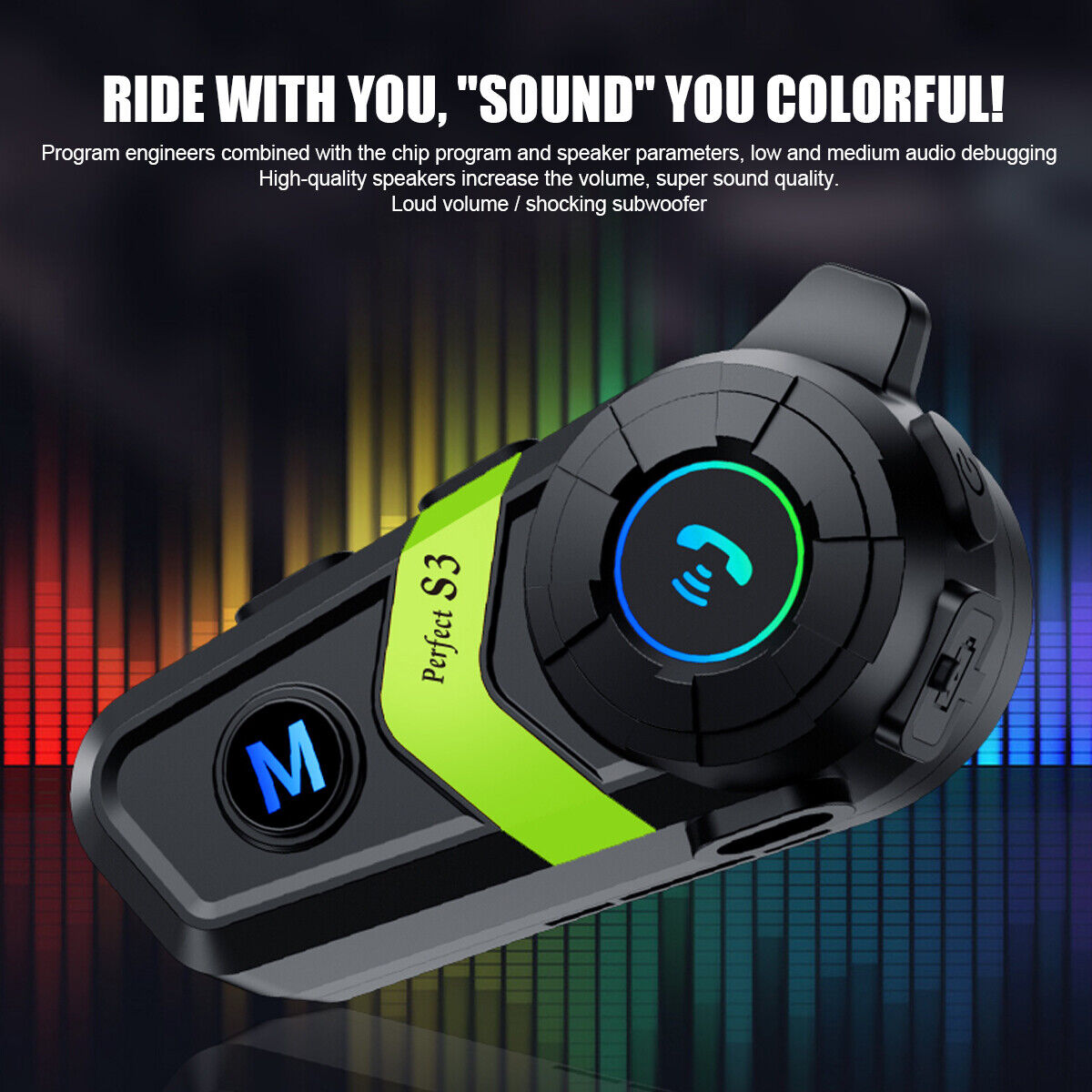Bluetooth Answer 5.3 Motorcycle Helmet Headset Wireless Motorbike Headphone UK — image 10