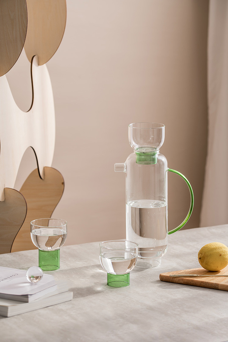 Household Heat-resistant Glass Teapot And Teacup