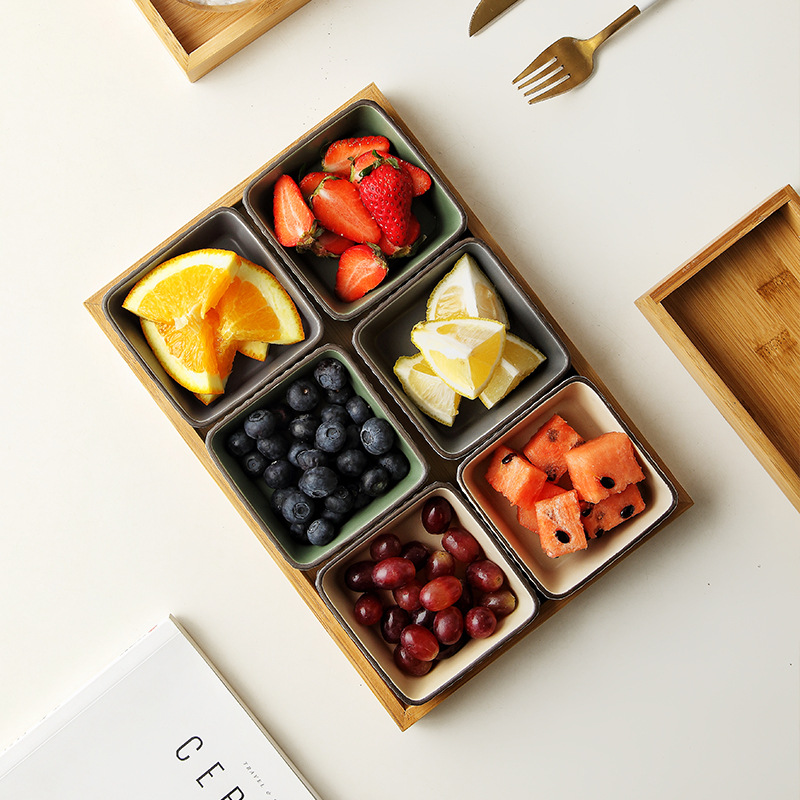Creative Snack Bowl, Divided Plate, Living Room, Tea Table