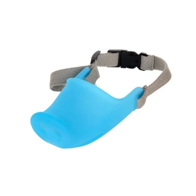 Dog Anti bite Mouth Cover For Long Mouth Pet Piggy Mouth Cover Anti bite Pet Training Daily Use Pet Accessories Blue - Shop at LoveMi