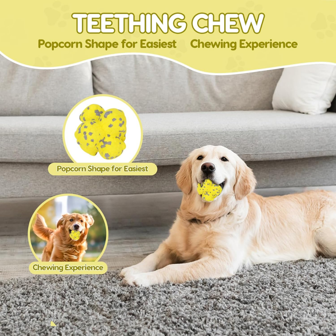 Dog Spike Ball Toy Tough ETPU Interactive Chew Ball For Aggressive Chewers Floating Fetch Ball Teeth Cleaning Puppy & Dog Toy Compatible With Ball Launcher — foto 4