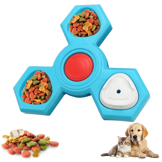 Dog Puzzle Toys Interactive Treat Dispensing Pet Slow Feeder For Small Large Dogs Puppy Enrichment IQ Training Dog Treat Puzzle 1Layers - Shop at LoveMi